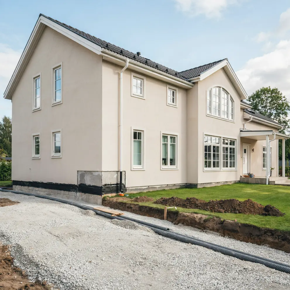 dranering husgrund isolera kallare bunkeflostrand malmo skane